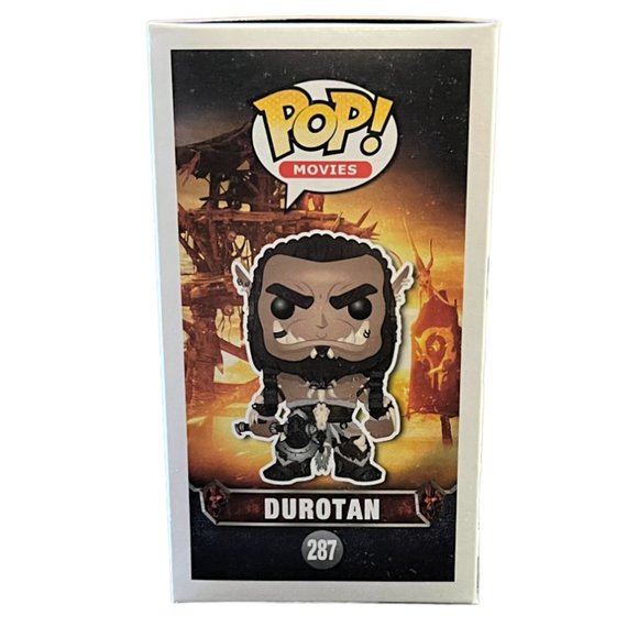 NWOT Funko Pop Movies Warcraft Durotan 287 Collectible Vinyl Figure - Picture 4 of 7